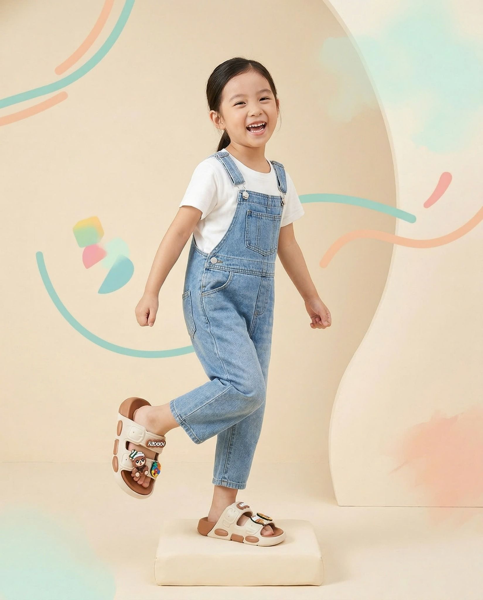  Dép nhựa quai ngang trẻ em (24-35) 