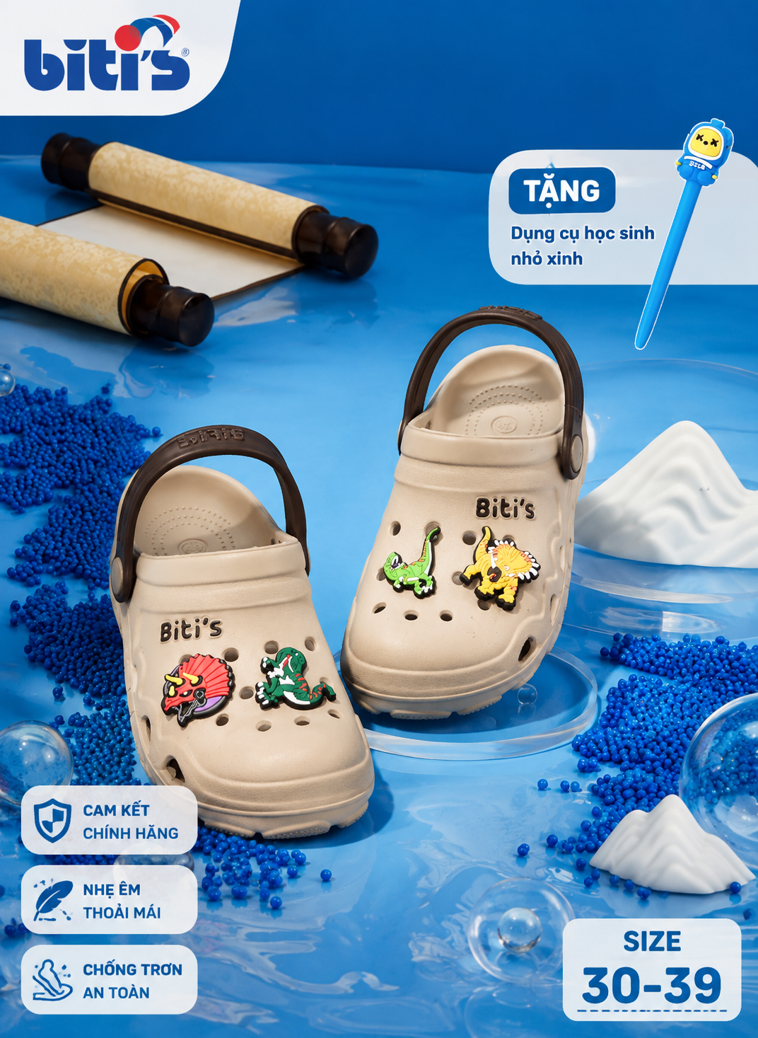  Dép nhựa bít đầu Biti's trẻ em (30-39) 