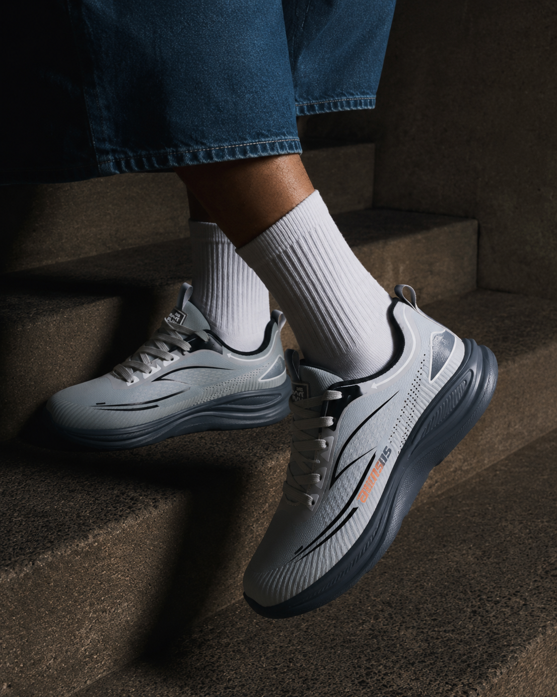  GIÀY THỂ THAO NAM PHỐI TRẮNG XÁM ( size 41-44) 