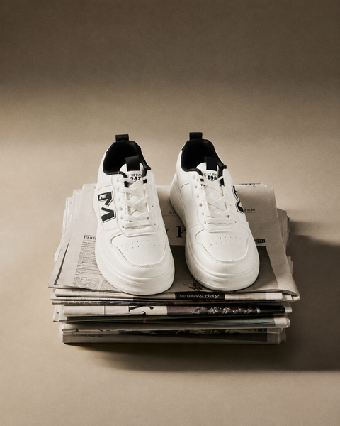  GIÀY SNEAKER NAM TRẮNG PHỐI ĐEN (40-43) 