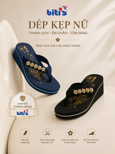  Dép quai kẹp Biti's nữ (35-40) 