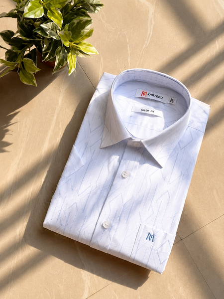  Áo sơ mi tay ngắn Khatoco (M-3XL) 