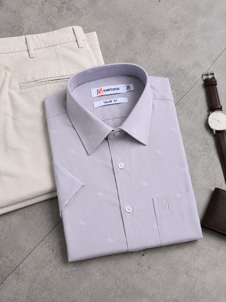  Áo sơ mi tay ngắn Khatoco (M-2XL) 