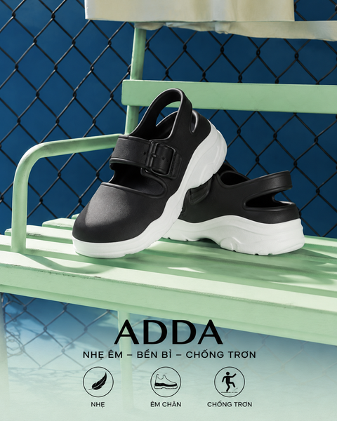  Dép bít nhựa ADDA nữ (4-7) 