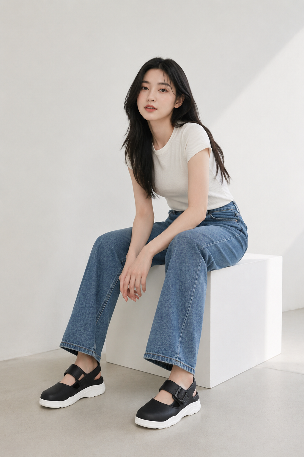  Dép bít nhựa ADDA nữ (4-7) 
