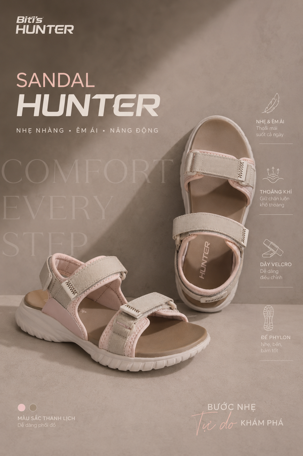  Sandal Biti's Hunter nữ (35-39) 