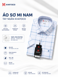  Áo sơ mi Khatoco tay ngắn (M-3XL) 