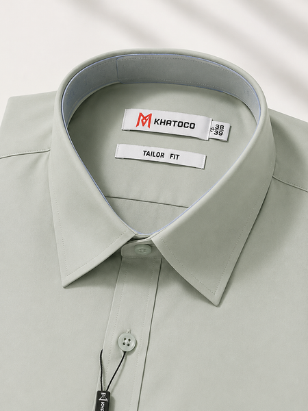  Áo sơ mi Khatoco tay dài (S-3XL) 