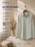  Áo sơ mi Khatoco tay dài (S-3XL) 