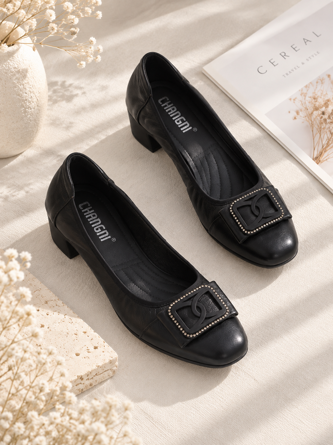  GIÀY NỮ GÓT THẤP THANH LỊCH – SIZE 39–43 