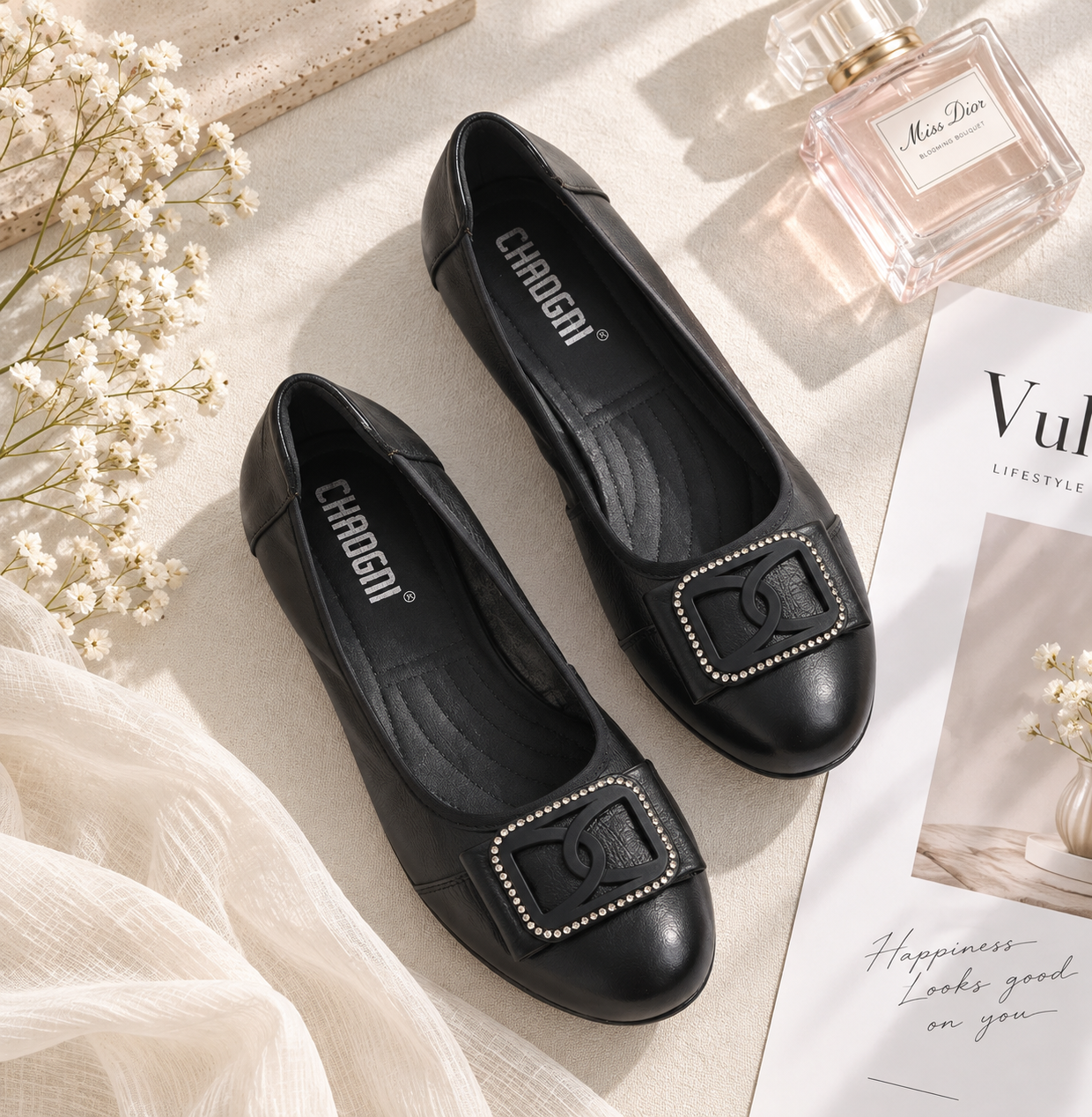  GIÀY NỮ GÓT THẤP THANH LỊCH – SIZE 39–43 