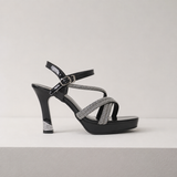  Sandal cao gót nữ đính đá (35-39) 