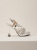  Sandal cao gót nữ đính đá sang trọng (35-39) 
