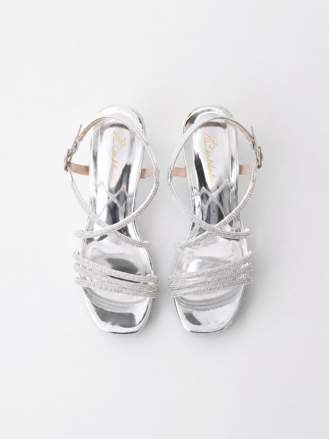  Sandal cao gót nữ đính đá sang trọng (35-39) 