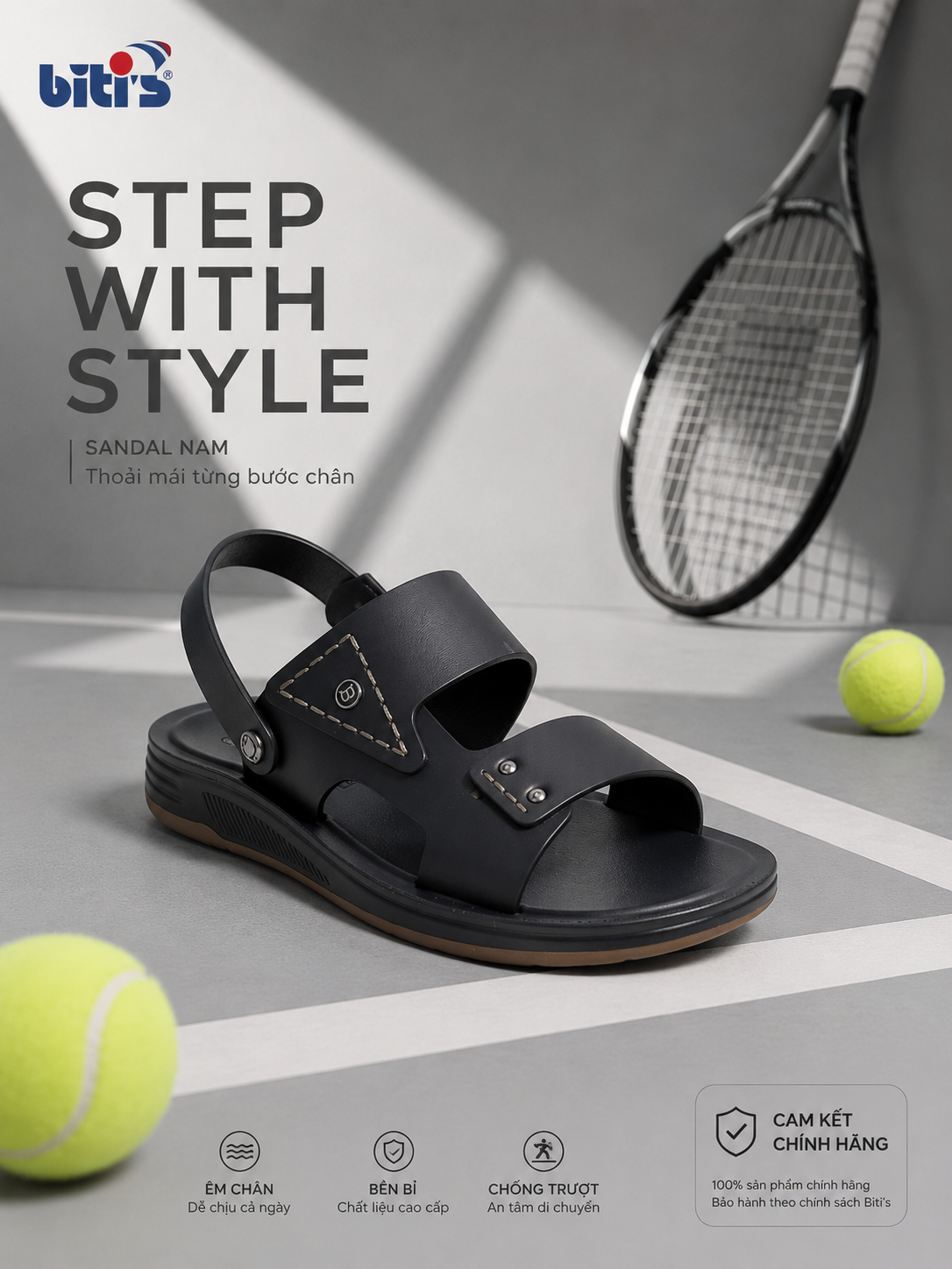  Sandal Biti's nam (39-44) 