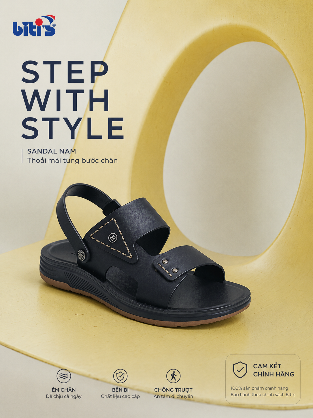  Sandal Biti's nam (39-44) 