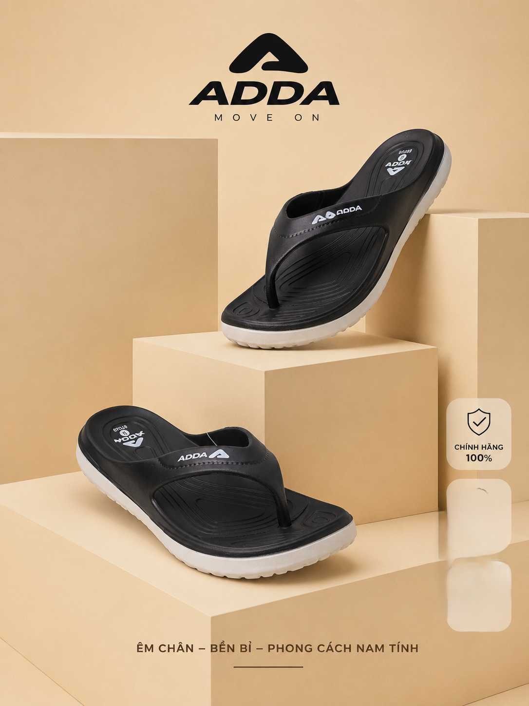  Dép quai kẹp ADDA (7-9) 