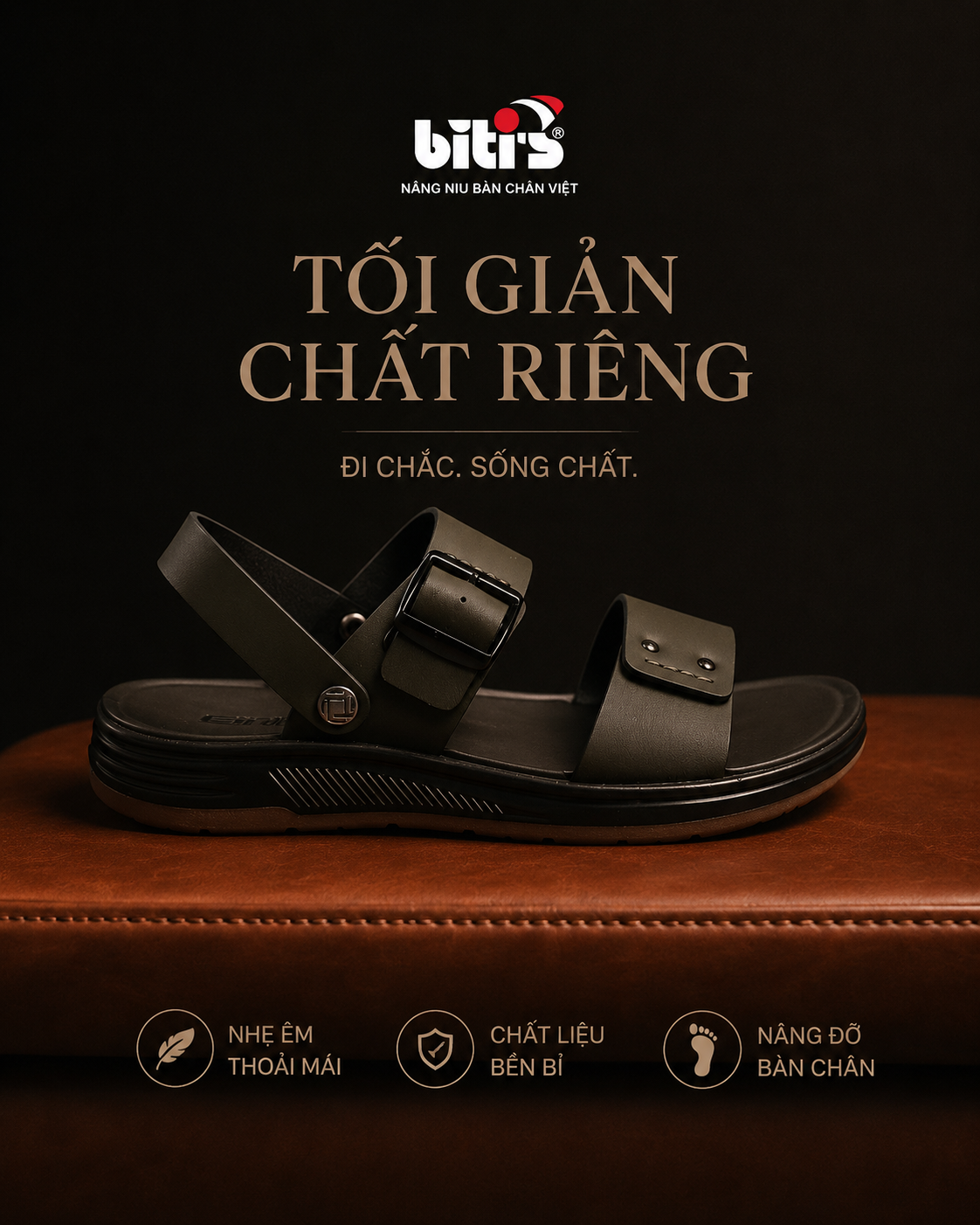  Sandal Biti's nam (39-44) 
