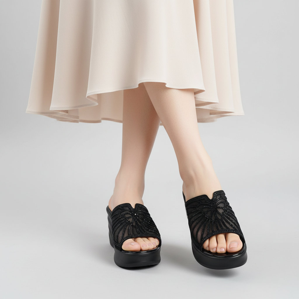  Dép cao gót nữ Hong Kong nữ (35-39) 