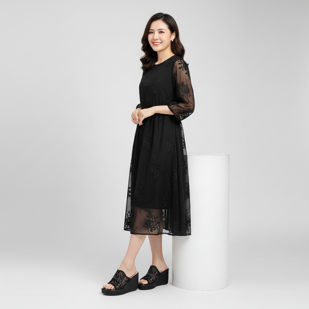  Dép cao gót nữ Hong Kong nữ (36-39) 