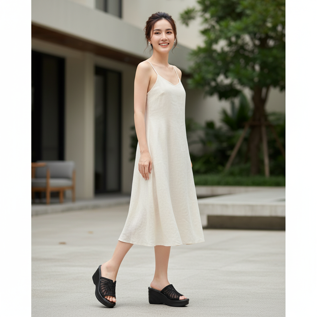  Dép cao gót nữ Hong Kong nữ (35-39) 