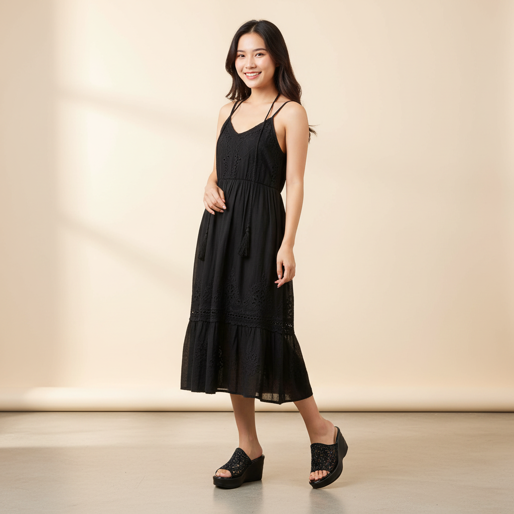  Dép cao gót nữ Hong Kong nữ (36-39) 