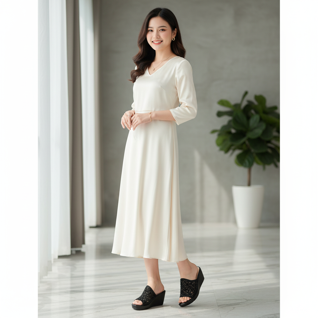  Dép cao gót nữ Hong Kong nữ (35-39) 