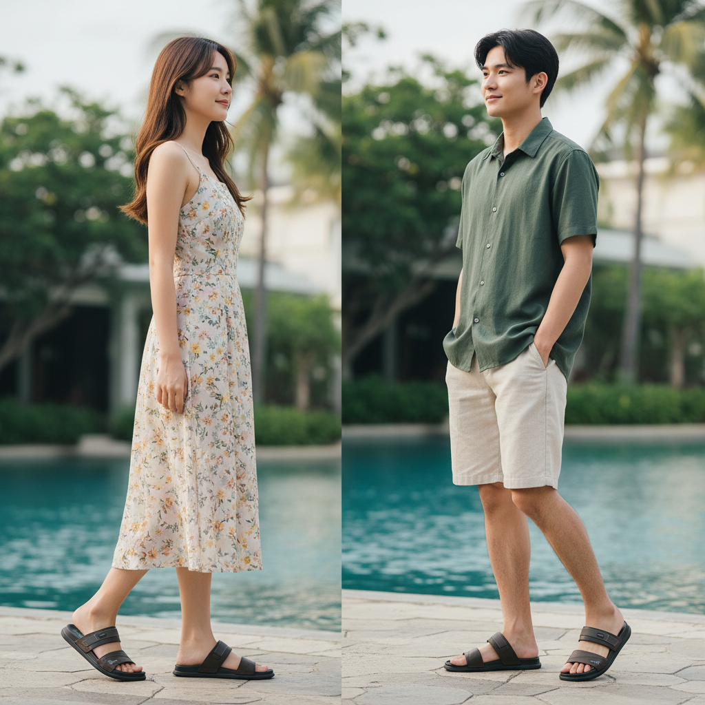  Dép quai ngang nam ( size 39 - 43 ) 