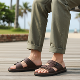  Dép da quai ngang nam (39-43) 