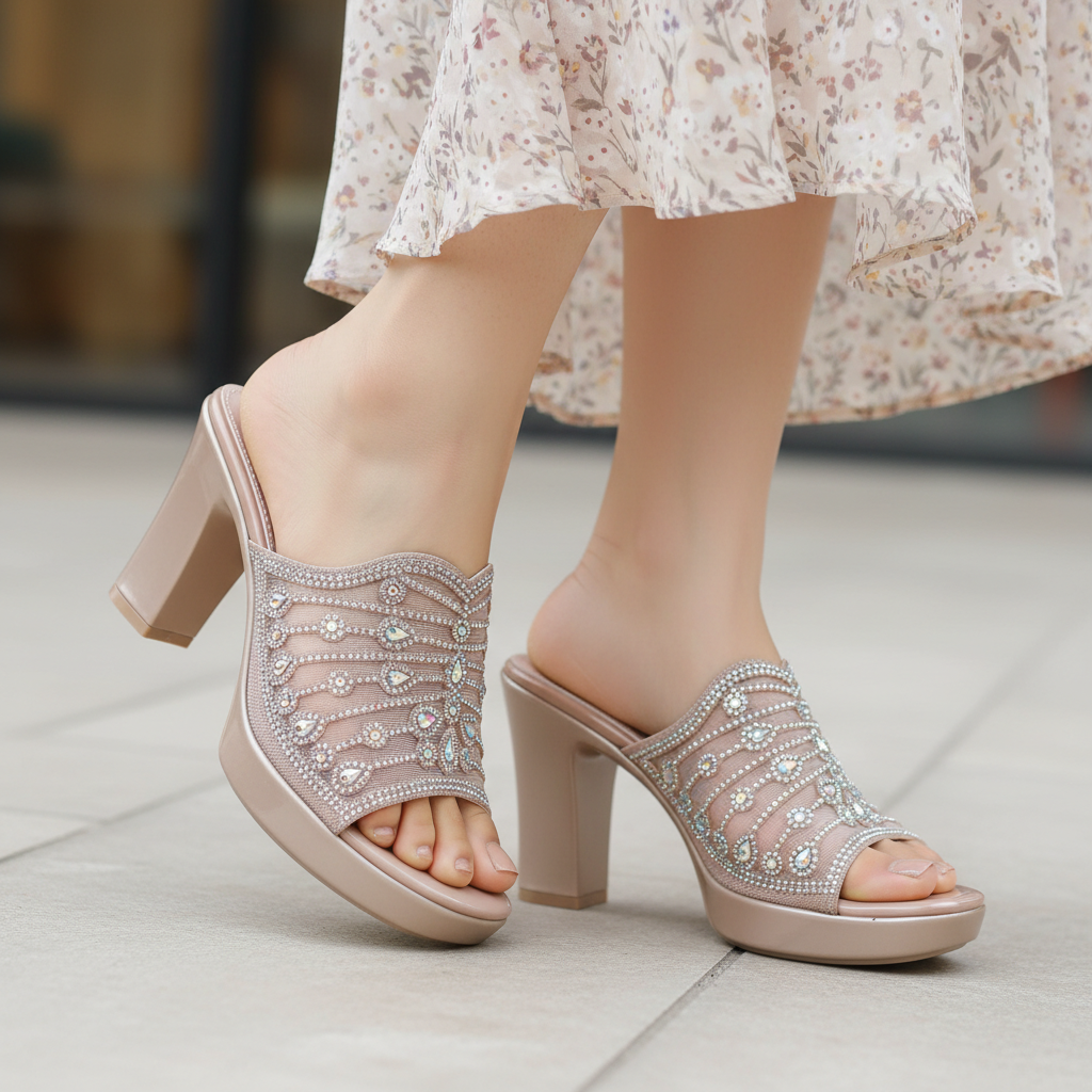  Dép cao gót Hong Kong (35 -39) 