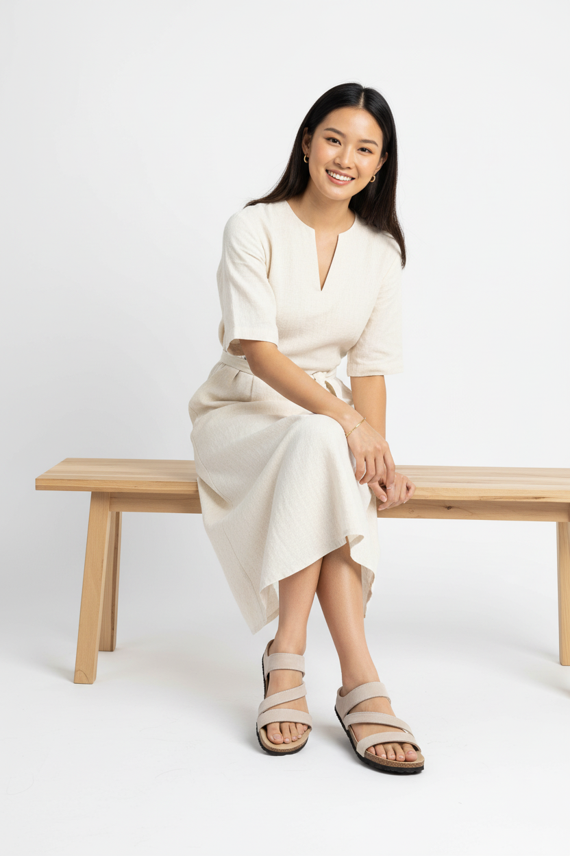  Dép quai ngang Up's nữ (35-39) 