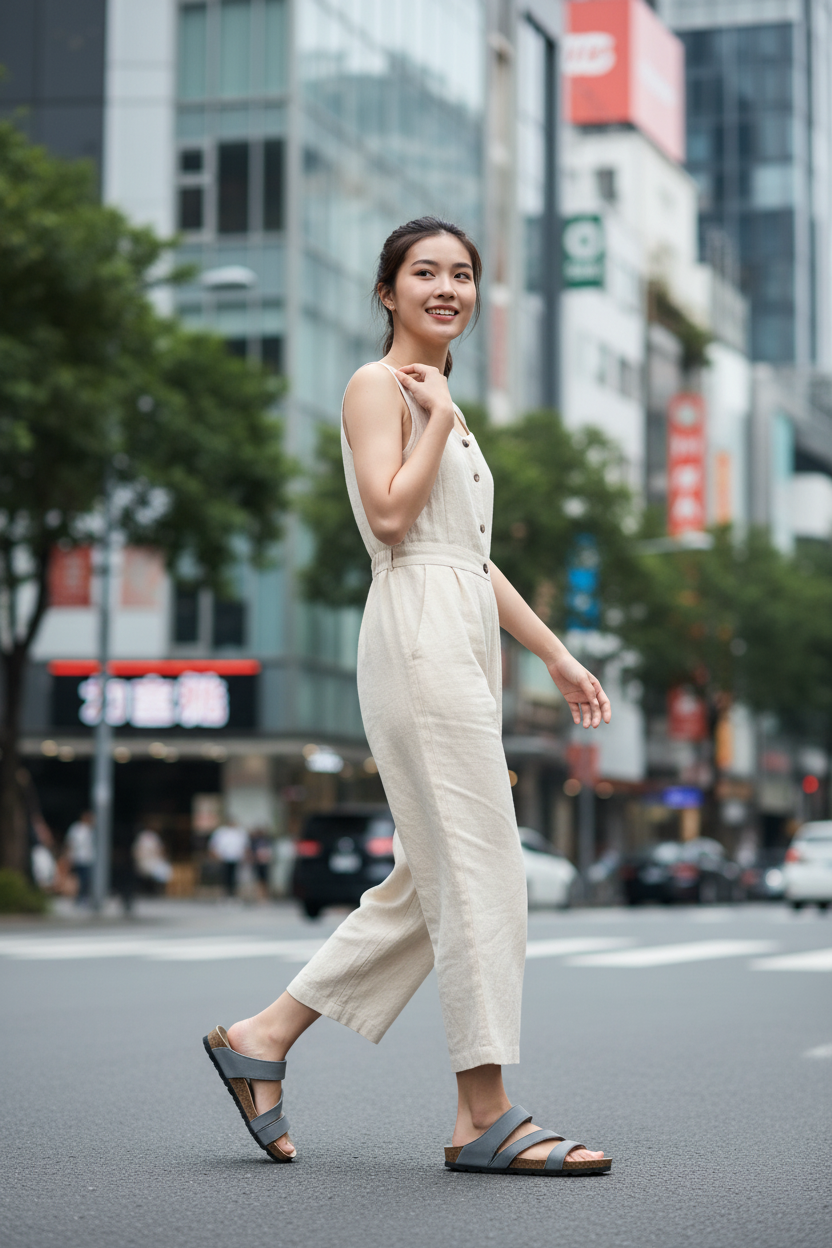  Dép quai ngang Up's  nữ (35-39) 