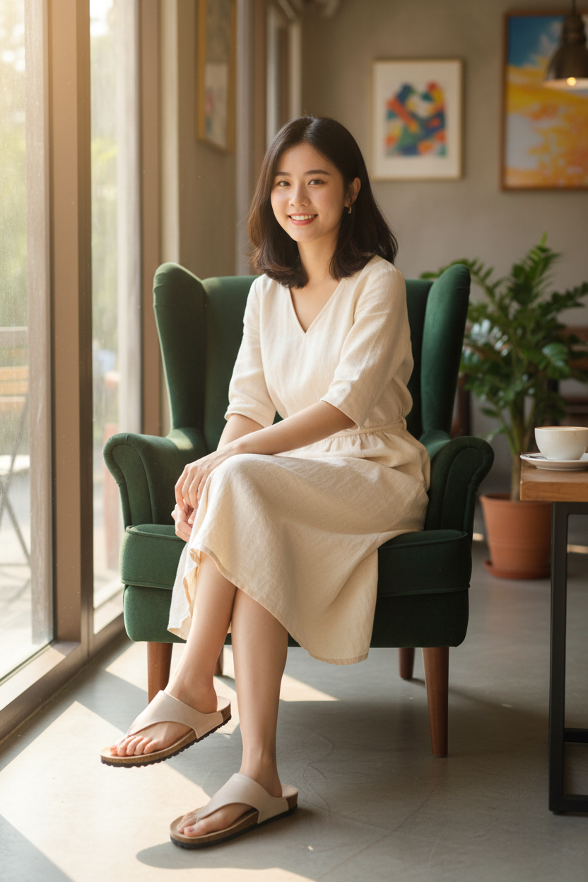  Dép quai kẹp Up's Đài Loan nữ (35-39) 