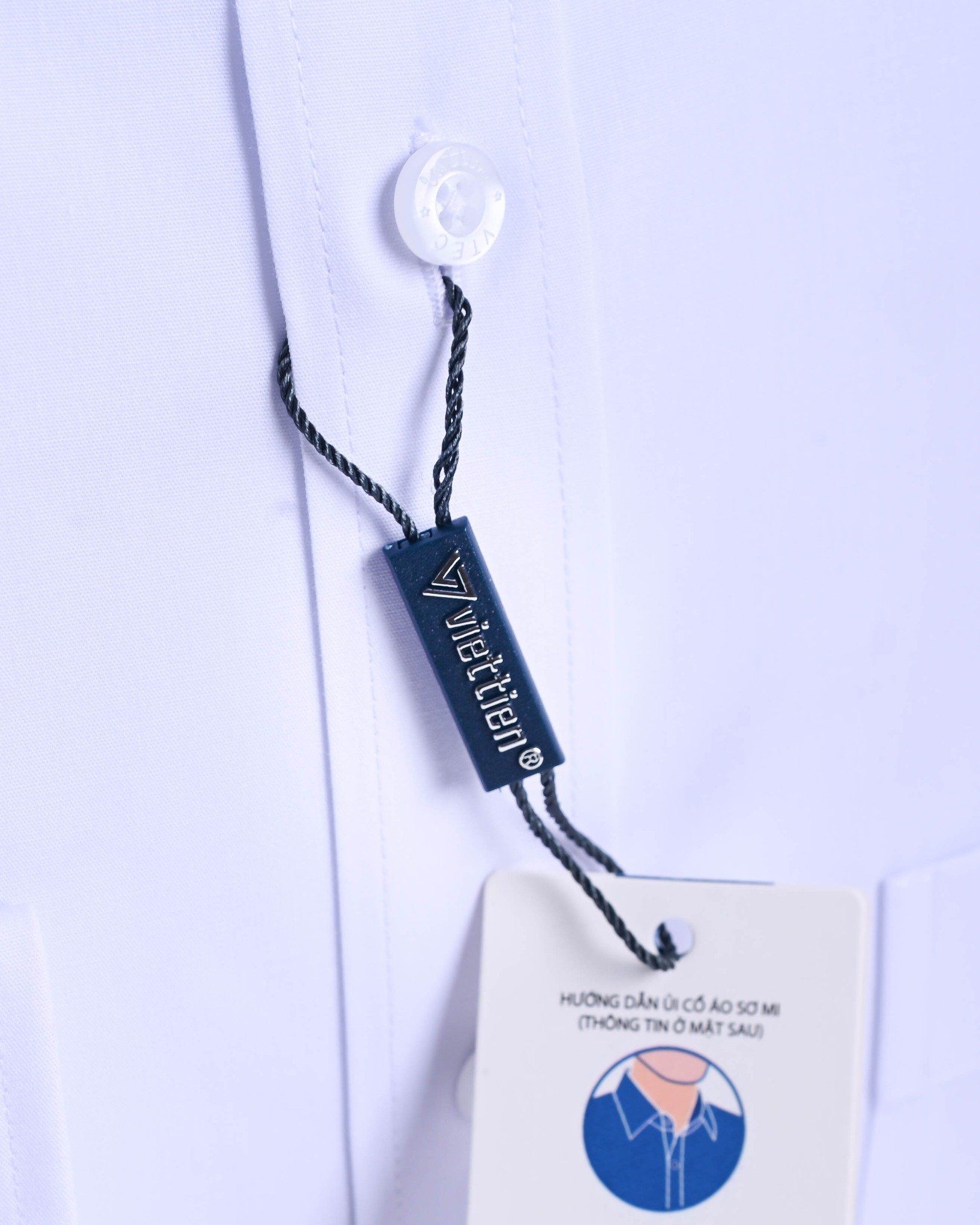  Áo sơ mi VIệt Tiến tay dài trắng (480k) 