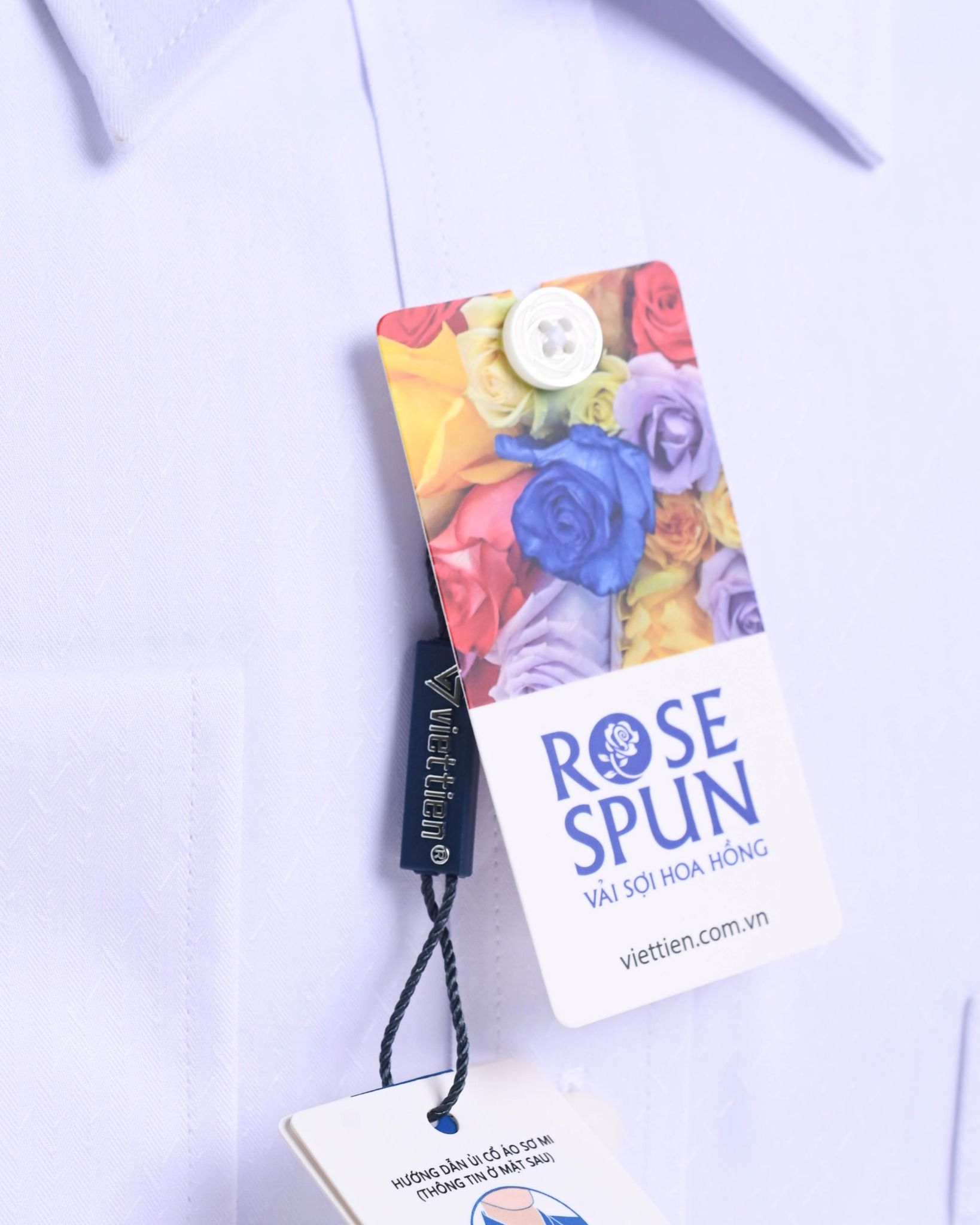  Áo sơ mi nam Việt Tiến tay dài (37-43) 