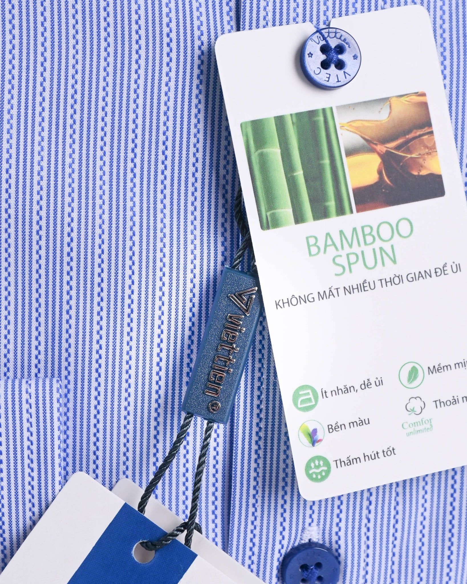  Áo sơ mi Việt Tiến tay dài (37-43) 