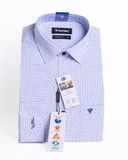  Áo sơ mi Việt Tiến tay dài vải hoa sen (37-44) 