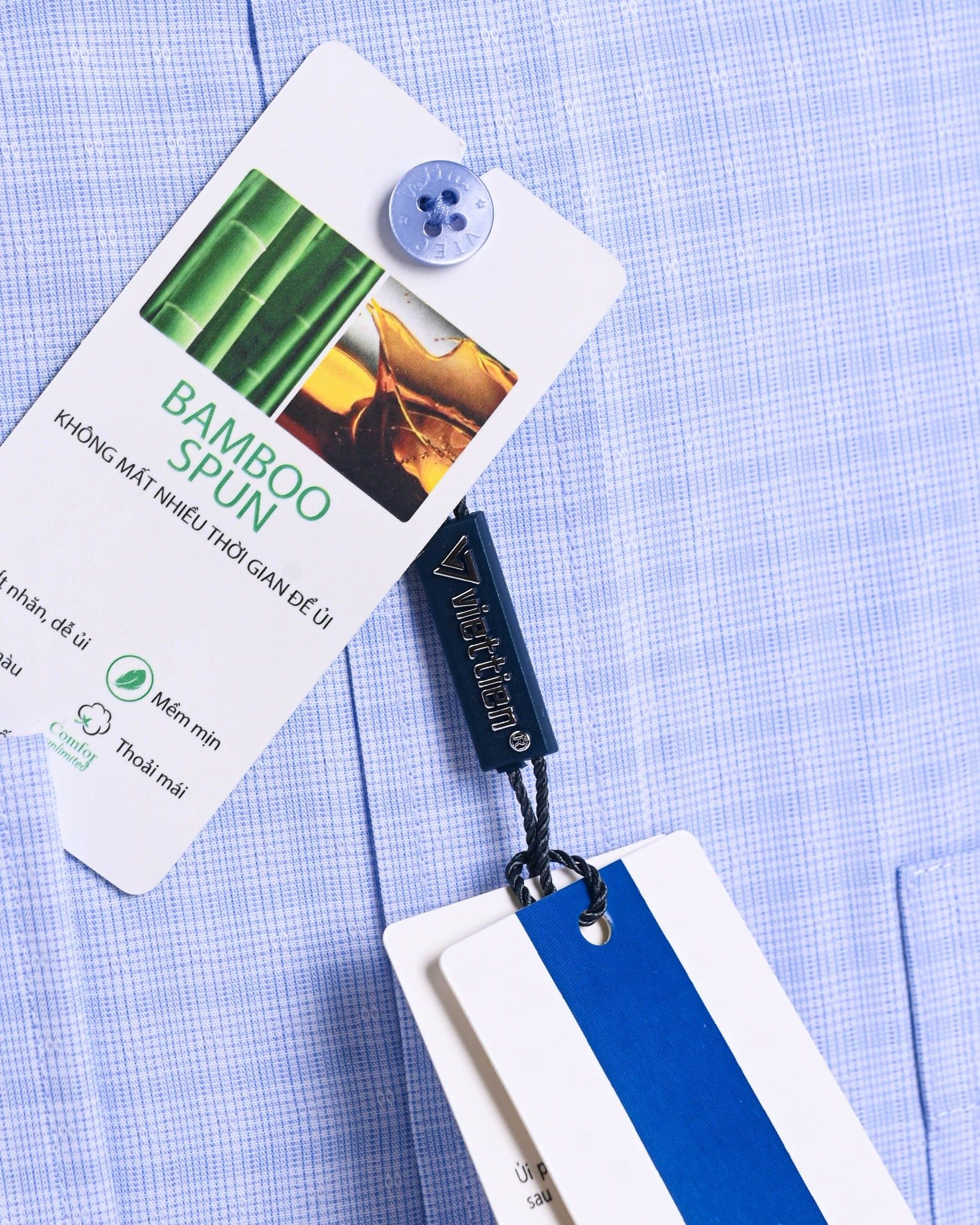  Áo sơ mi Việt Tiến tay dài (37-44) 