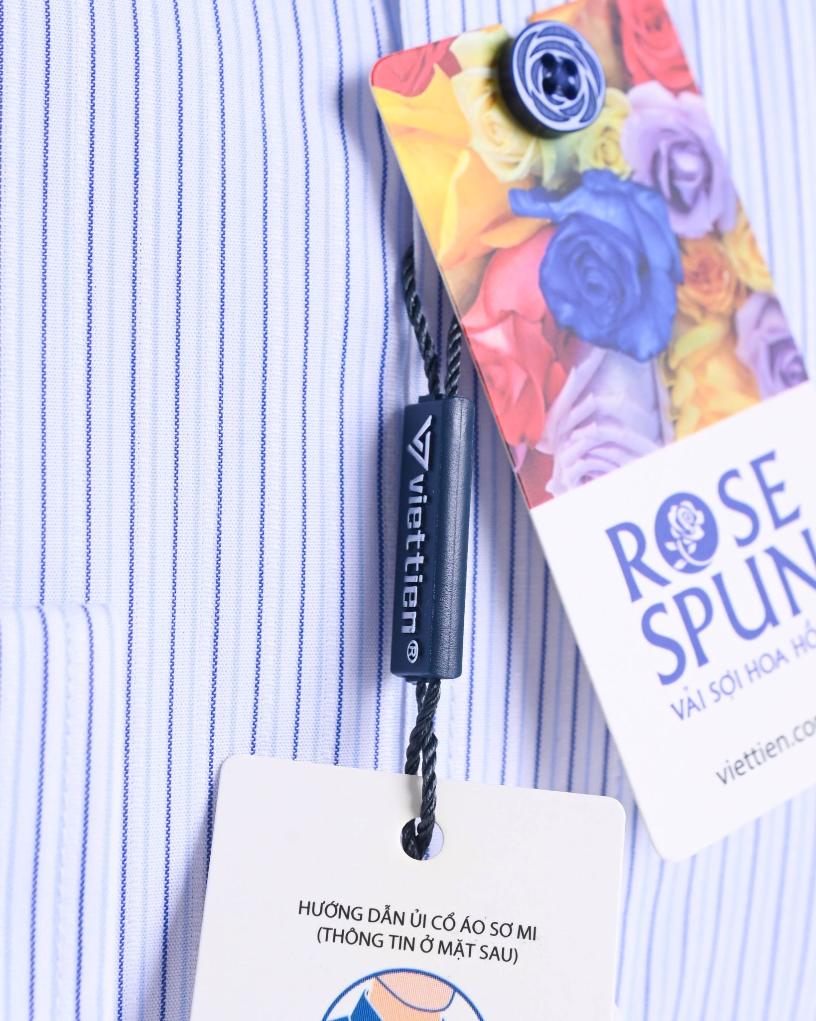  Áo sơ mi Việt Tiến tay dài (37-43) 