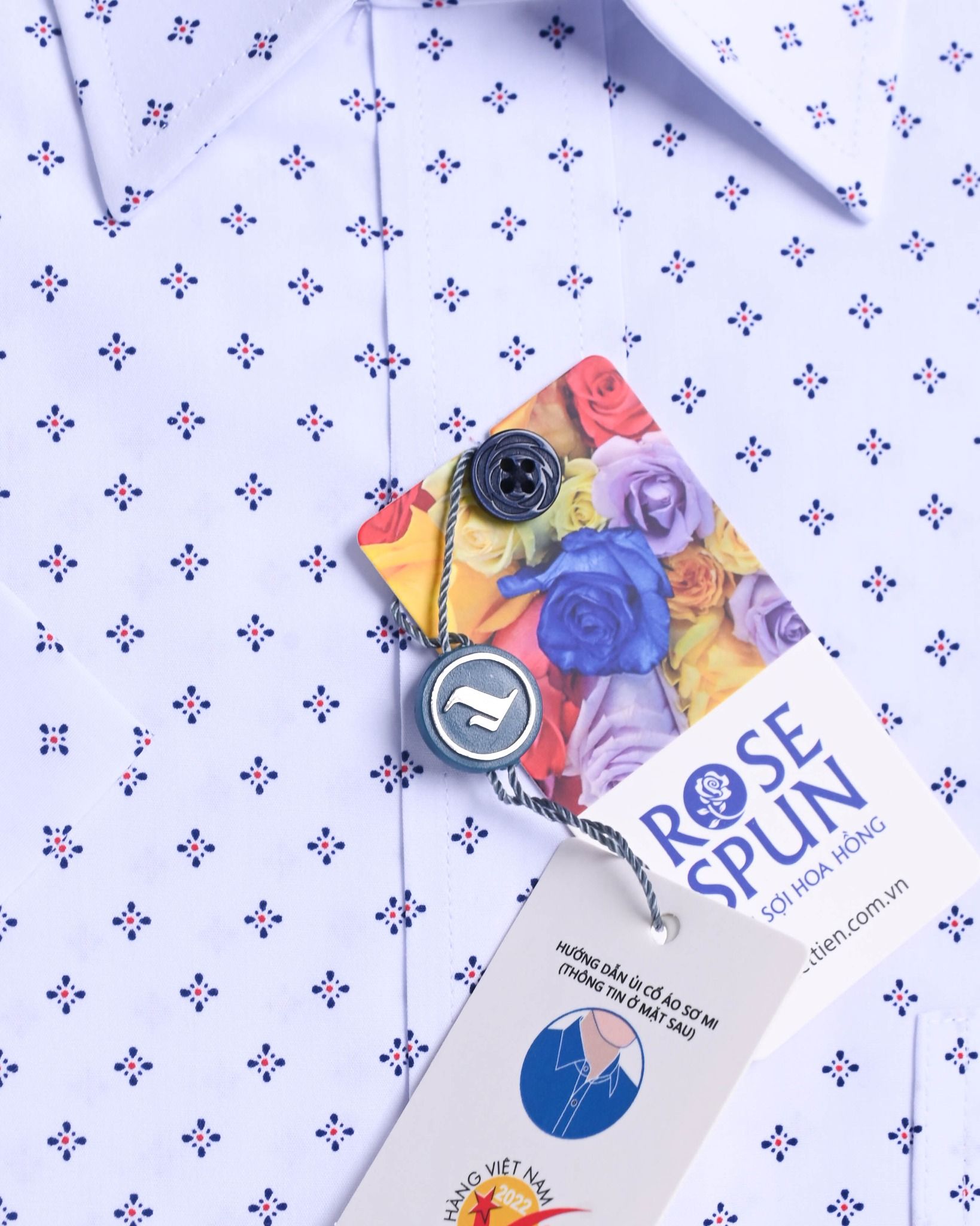  Áo sơ mi Việt Tiến tay ngắn lai ngang (S-XL) 