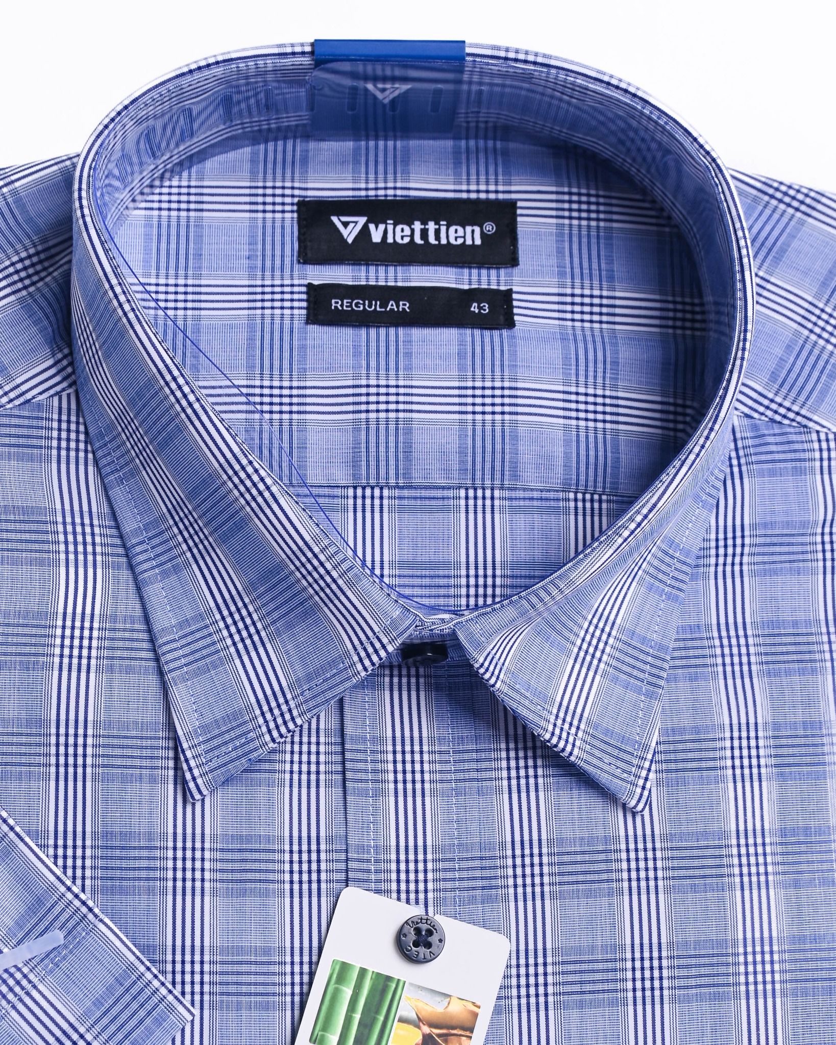  Áo sơ mi Việt Tiến tay ngắn (37-43) 