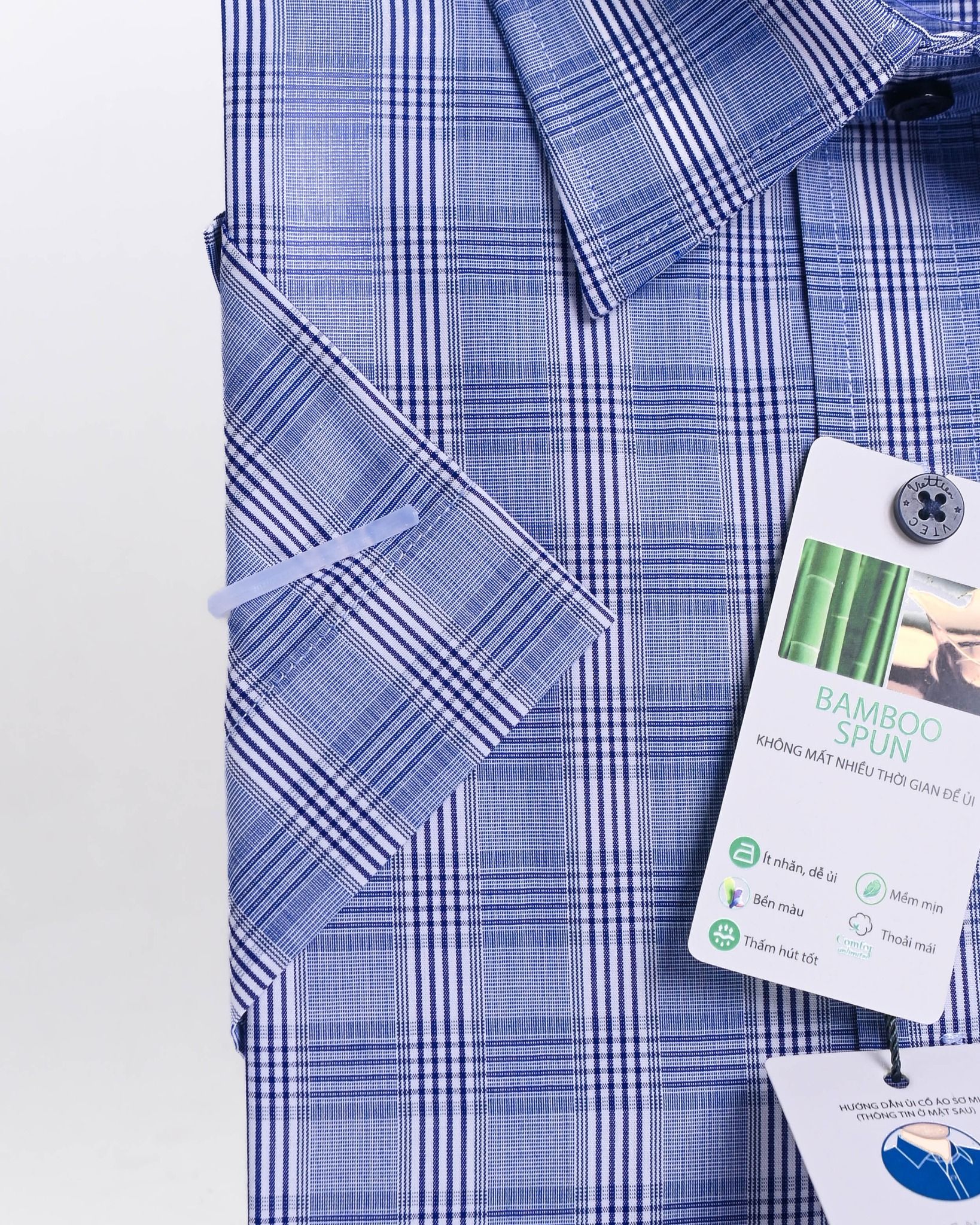  Áo sơ mi Việt Tiến tay ngắn (37-43) 