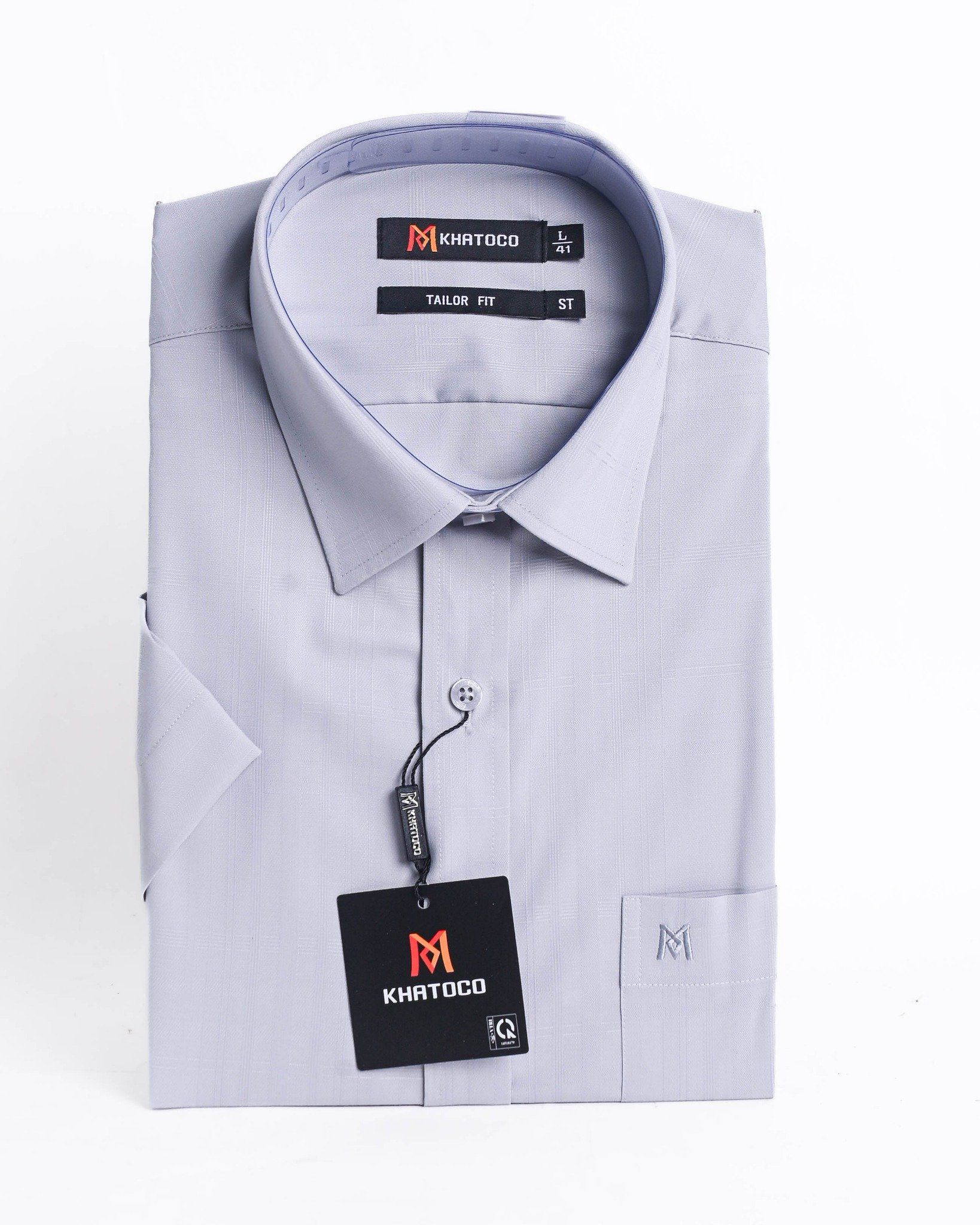  Áo sơ mi nam ngắn tay Khatoco 