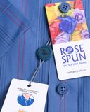  Áo sơ mi Việt Tiến tay ngắn vải hoa hồng 