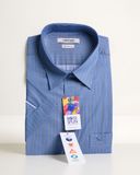  Áo sơ mi Việt Tiến tay ngắn vải hoa sen 