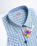  Áo sơ mi Việt Tiến tay ngắn  hoa Hồng 