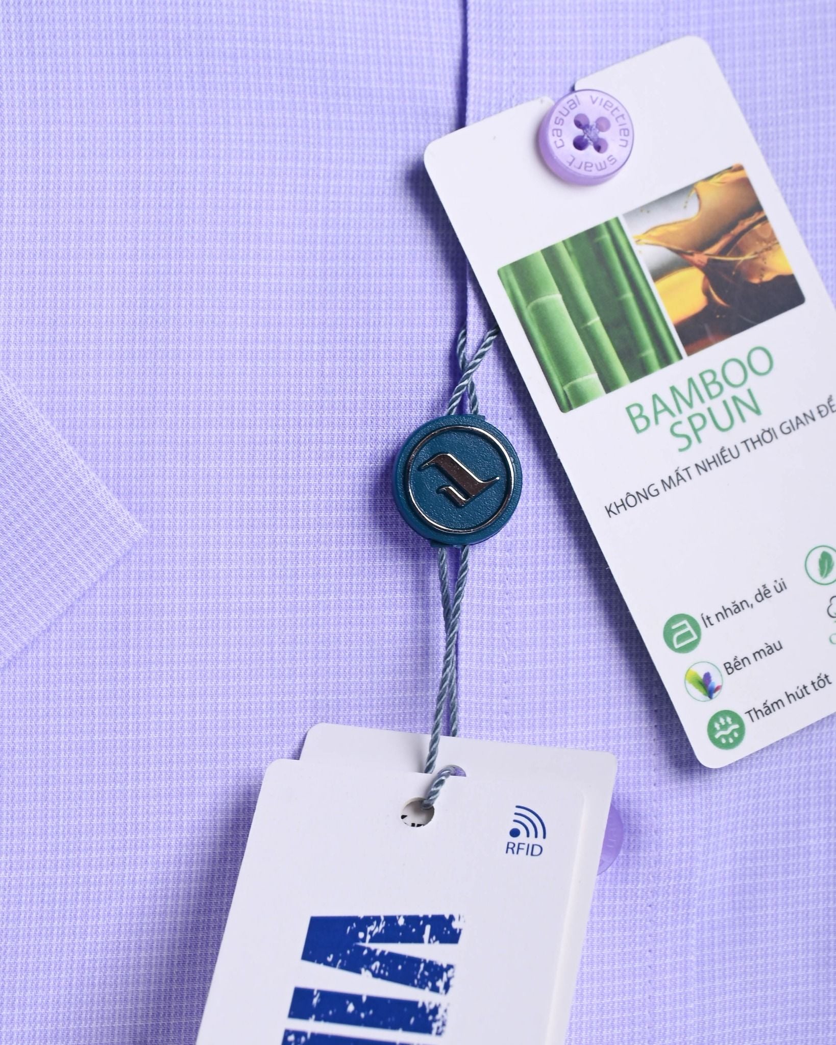  Áo sơ mi nam Việt Tiến tay ngắn 