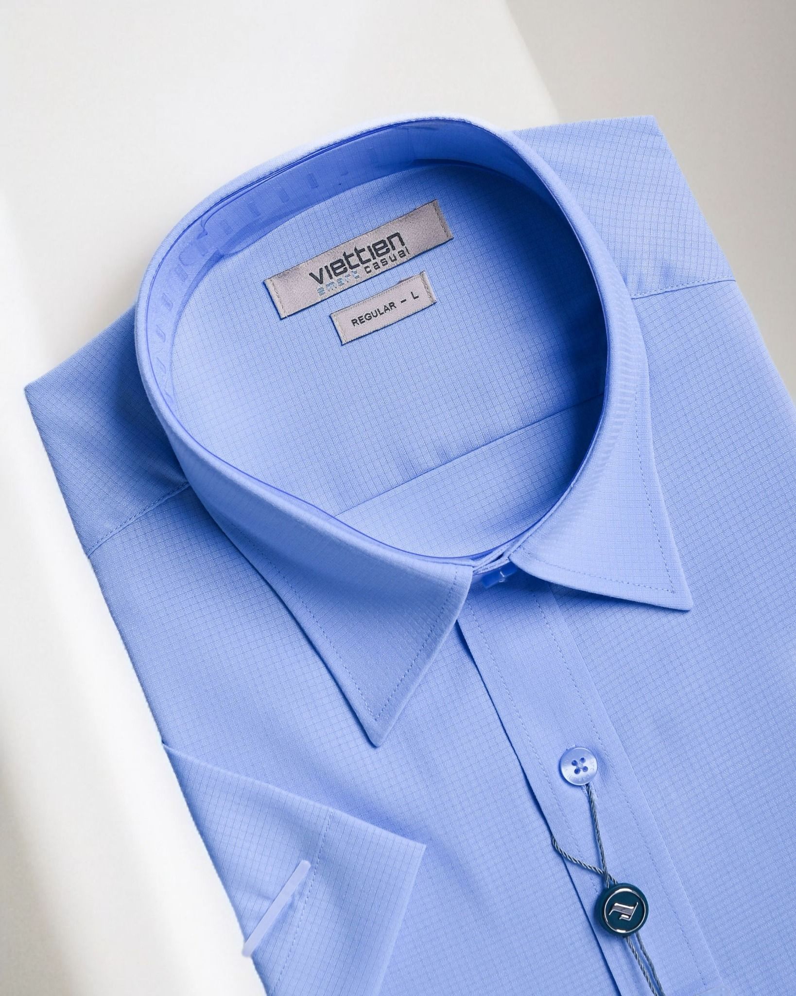  Áo sơ mi Việt Tiến tay ngắn 