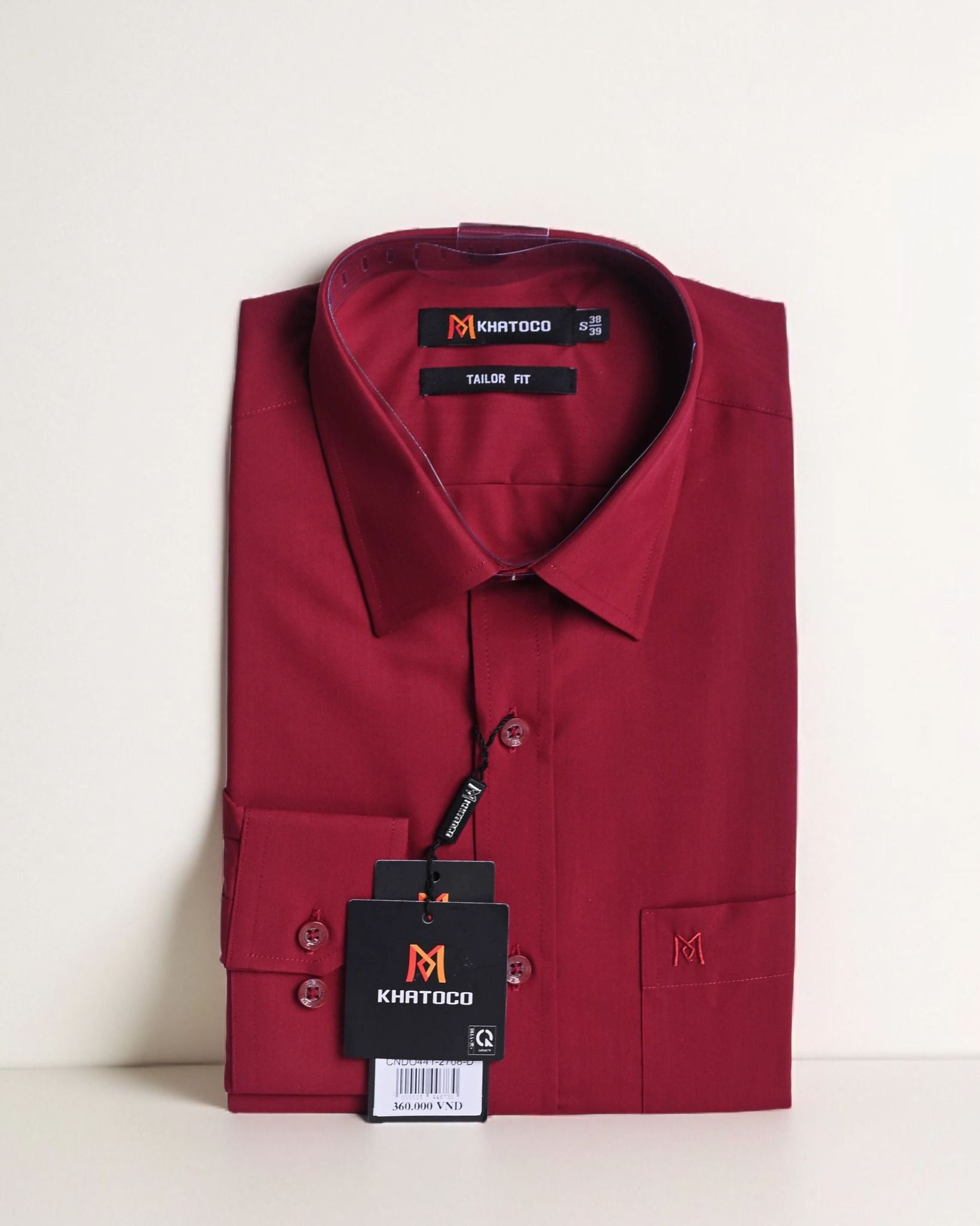  Áo sơ mi tay dài Khatoco 