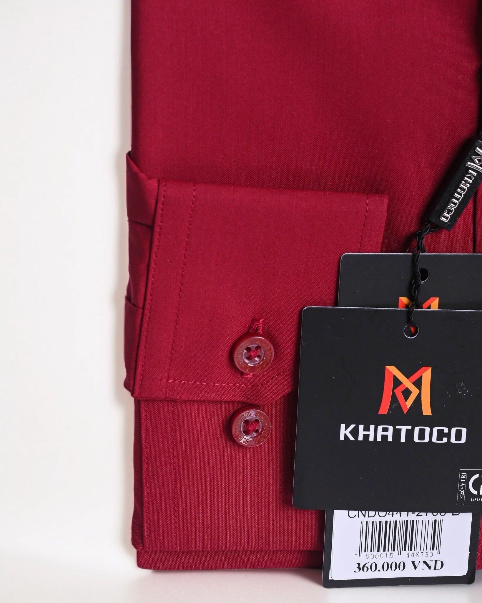  Áo sơ mi tay dài Khatoco 